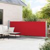 vidaXL Toldo lateral retr&aacute;ctil para patio rojo 140x600 cm
