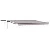 vidaXL Toldo Retr&aacute;ctil El&eacute;ctrico Gris Claro y Antracita 4,5 x 3,5 m