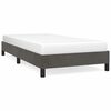 vidaXL Estructura de cama sin colch&oacute;n terciopelo gris oscuro 90x200 cm