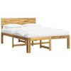 vidaXL Cama doble con cabecero ROSTOCK Blanco 120 x 190 cm