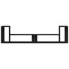 vidaXL Muebles para TV 2 uds madera de ingenier&iacute;a negro 100x30x50 cm