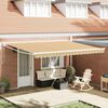 vidaXL Toldo Retr&aacute;ctil Multicolor 450 x 300 cm Poli&eacute;ster y metal