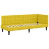 vidaXL Estructura de Cama Esquina con Colch&oacute;n Manual 2 pcs Amarillo