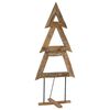 vidaXL &Aacute;rbol de Navidad Marr&oacute;n 181 cm Madera de teca maciza