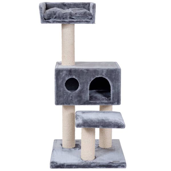 Quapas! &Aacute;rbol rascador para gatos Comfort gris 56x56x124 cm