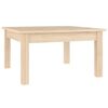 vidaXL Mesa de centro de madera maciza de pino 55x55x30 cm