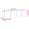 vidaXL Muebles para TV de pared 2 unidades negro 80x30x41 cm