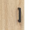 vidaXL Armario de pared madera ingeniería roble Sonoma 34,5x34x90 cm