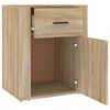 vidaXL Mesita de noche madera contrachapada roble sonoma 50x36x60 cm