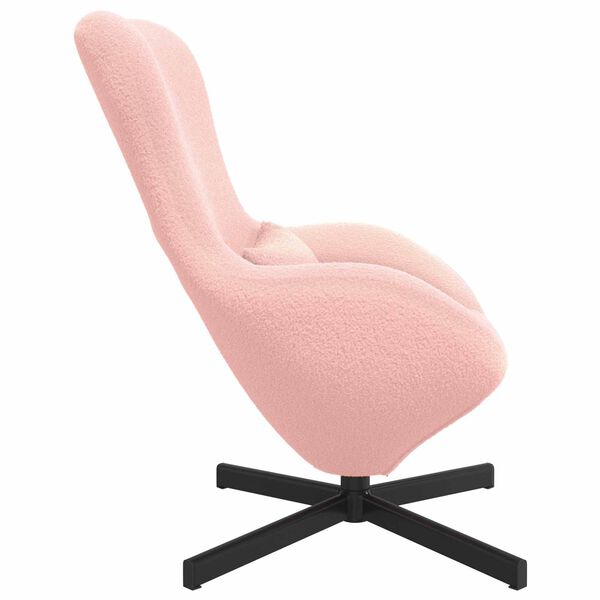 vidaXL Sill&oacute;n huevo Rosa 63 x 73 x 90 cm tela