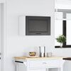 vidaXL Mueble de pared de cocina Porto madera contrachapada negra