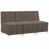 vidaXL Unidad de Sof&aacute; Modular sin Brazos 3 uds. Gris oscuro