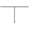 vidaXL Toldo de pie automático gris antracita 400x300 cm