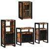 vidaXL Juego de muebles de ba&ntilde;o 4 uds. Multicolor 55 x 35 x 60 cm