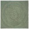 vidaXL Alfombras de &aacute;rea Verde oliva 200 x 200 cm yute