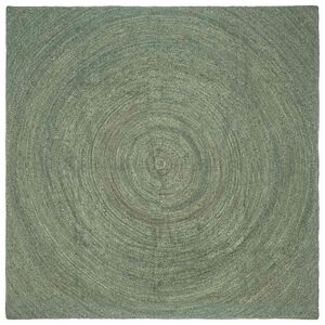 vidaXL Alfombras de &aacute;rea Verde oliva 200 x 200 cm yute