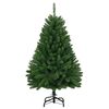 vidaXL &Aacute;rbol de Navidad artificial con bisagras y soporte verde 120 cm