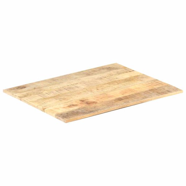 vidaXL Superficie de mesa madera maciza de mango 15-16 mm 80x60 cm