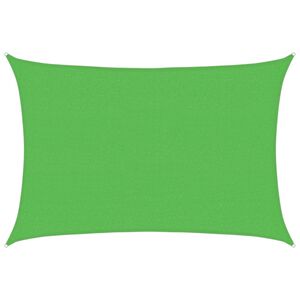 vidaXL Toldo de vela verde claro HDPE 160 g/m&sup2; 2,5x3,5 m