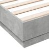 vidaXL Estructura de cama madera de ingenier&iacute;a gris hormig&oacute;n 150x200cm