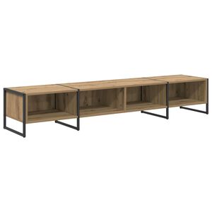 vidaXL Gabinete de TV Roble Artesanal 170.5 x 36 x 30.5 cm