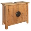vidaXL Mueble de lavabo madera maciza de pino 70x32x63 cm