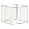 vidaXL Compostador de jard&iacute;n hierro galvanizado 85x85x70 cm