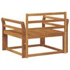 vidaXL Sof&aacute; intermedio de exterior Madera de Acacia S&oacute;lida Natural