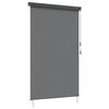 vidaXL Estor enrollable Gris Claro 140 x 250 cm Tela y Aluminio