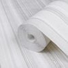 vidaXL Papel pintado 3D no tejido estampado de rayas gris 10x0,53 m