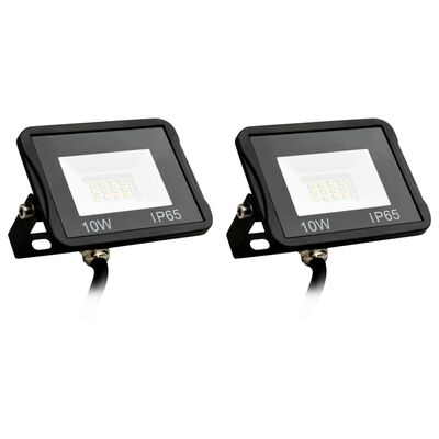 vidaXL Focos LED 10 W 2 unidades blanco frío