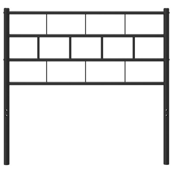 vidaXL Cabecero de repuesto de metal negro 90 cm