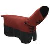 vidaXL Manta para Caballo Verde Oscuro y Negro 125 cm Poli&eacute;ster