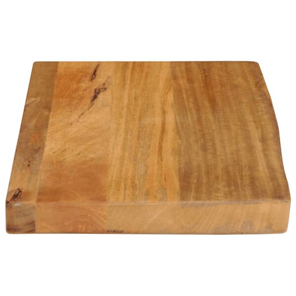 vidaXL Tablero de mesa borde natural madera maciza mango 50x20x2,5 cm