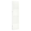 vidaXL Biombo divisor de 6 paneles acero blanco 240x180 cm