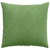 vidaXL Cojines de sofá 2 pcs Verde claro 50 x 50 cm Tela de pana
