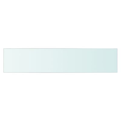 vidaXL Panel de estante vidrio claro 70x15 cm