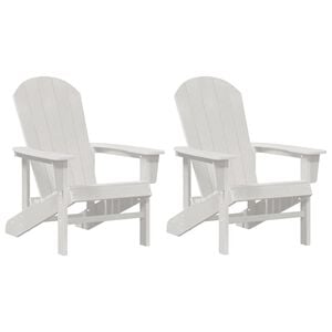 vidaXL Silla de Jard&iacute;n 2 uds. Polietileno