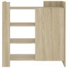 vidaXL Aparador de madera de ingenier&iacute;a roble Sonoma 73,5x35x75 cm