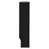 vidaXL Cubierta de Radiador 2 pcs Negro 152 x 19 x 81,5cm