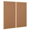 vidaXL Tablero de Anuncios 100 x 100 x 1,4 cm Madera maciza de pino