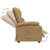 vidaXL Sill&oacute;n reclinable terciopelo marr&oacute;n