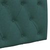 vidaXL Cabecera Colgante Verde oscuro 110 x 55 x 7 cm tela