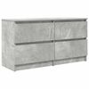 vidaXL Mueble de TV madera de ingenier&iacute;a gris hormig&oacute;n 100x35x54 cm
