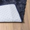 vidaXL Alfombra de pelo largo NAVARRA azul marino 80x150 cm Poli&eacute;ster