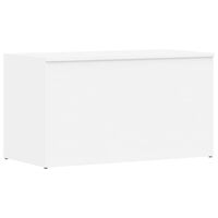 Baúl de almacenamiento blanco 84x42x46 cm | vidaXL.es