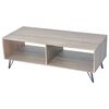 vidaXL Mueble de TV/mesa de centro gris 110x50x40 cm