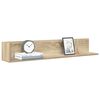 vidaXL Estantes pared 2 uds madera roble Sonoma 100x16,5x16,5 cm