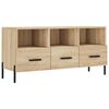 vidaXL Mueble de TV madera de ingenier&iacute;a roble Sonoma 102x36x50 cm