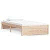 vidaXL Estructura cama individual sin colch&oacute;n madera maciza 90x190 cm
